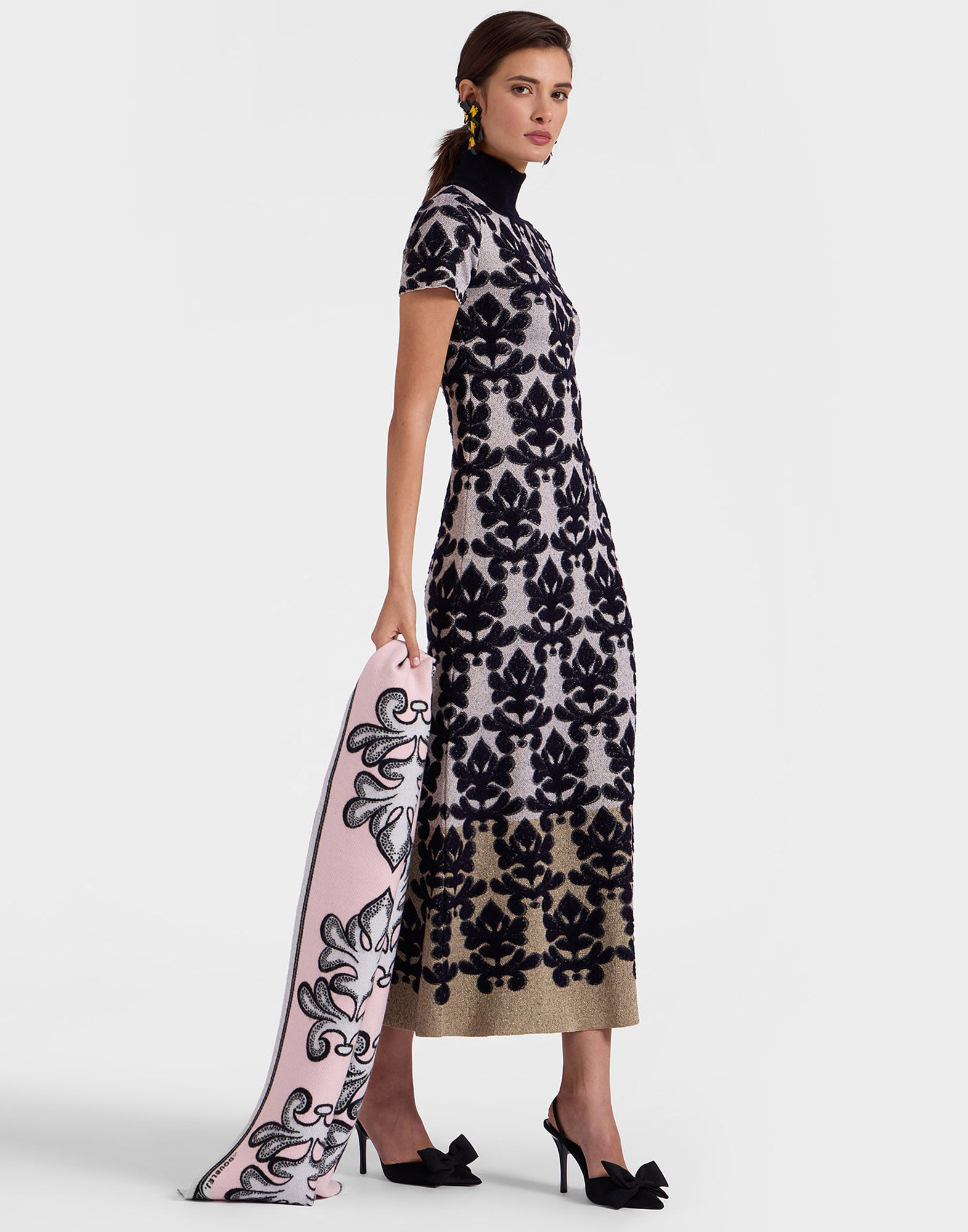 La DoubleJ Herald Scarf 30 Herald Light Pink SCA0057WOL025VA323PI02