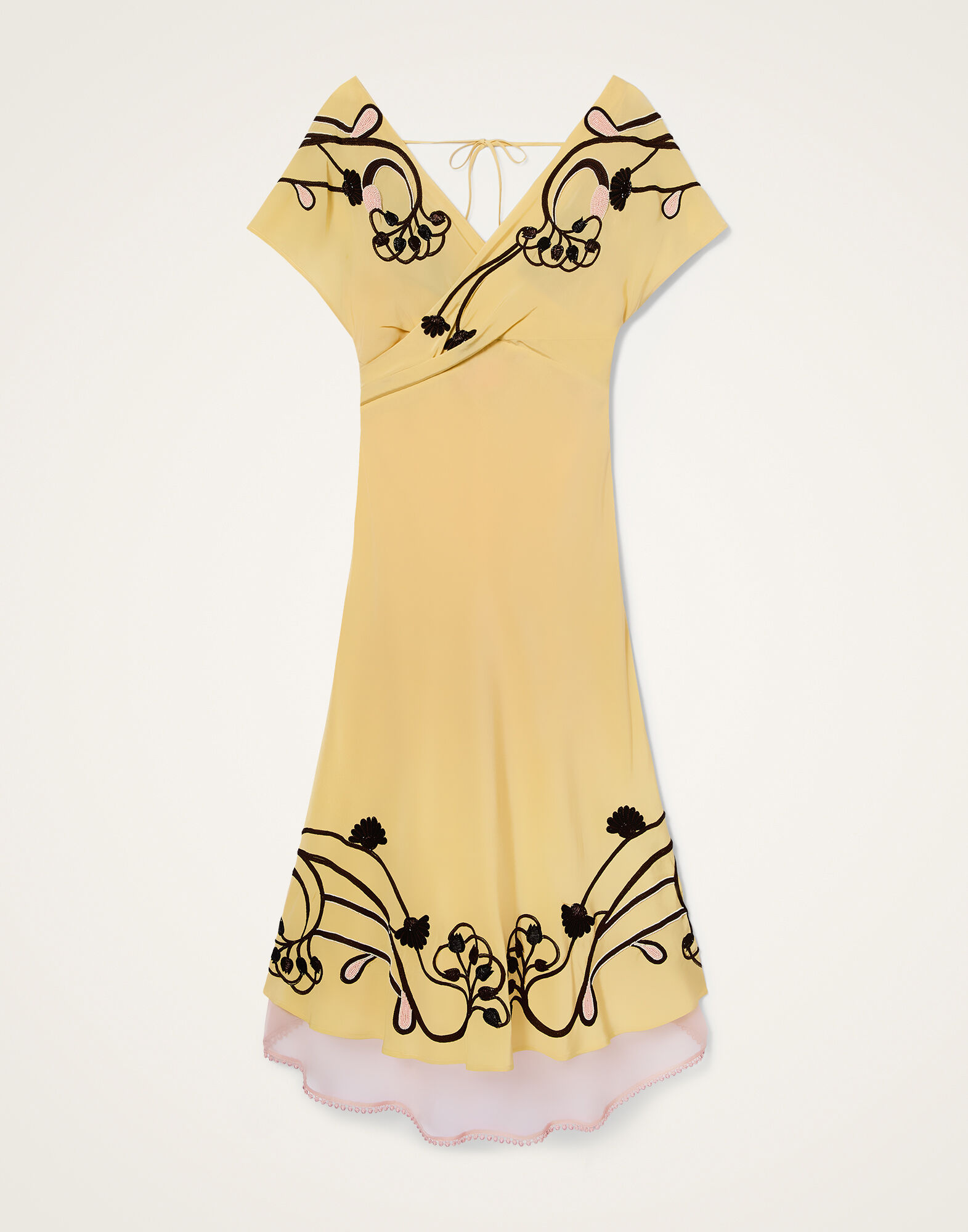 La DoubleJ Foyer Dress Solid Yellow DRE1066CRE001SOLIDYE03