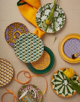 La DoubleJ Dessert Plate Set of 2 La DoubleJ Dessert Plate Set of 2 Cubi Verde DIS0048CER001CUB0007