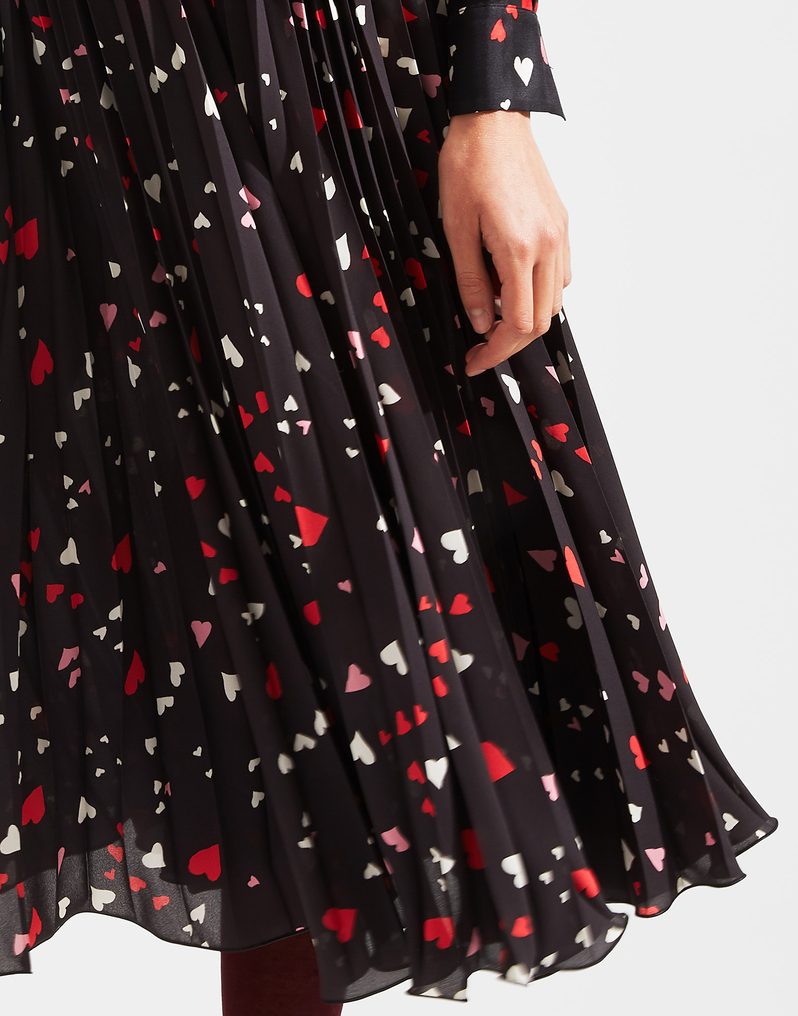 LaDoubleJ Soleil Skirt LaDoubleJ Soleil Skirt Cuori Nero SKI0041DBG001CUO0002
