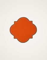 La DoubleJ Medallion Placemats Set Of 2 La DoubleJ Medallion Placemats Set Of 2 Solid Orange PMT0028ACR003SOLIDOR02