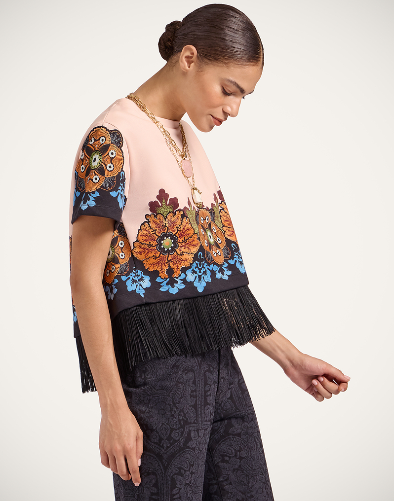 La DoubleJ La Scala Tee La DoubleJ La Scala Tee Bounty Placée Orange TSH0064JER040BOU01OR02