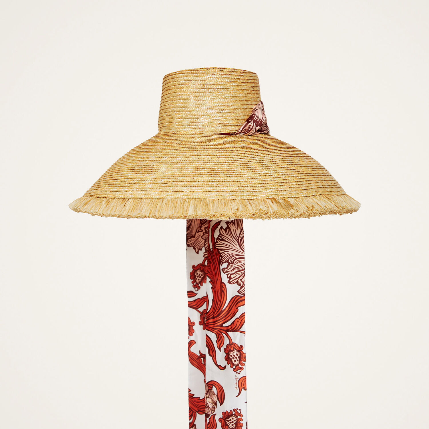 Shop La Doublej The Sun Hat In Solid Light Beige