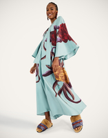 La DoubleJ Magnifico Dress La DoubleJ Magnifico Dress Peony Placée Light Blue DRE0232SIL001PEO06BU01