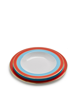 La DoubleJ Soup &amp; Dinner Plate Set Rainbow Azzurro DIS0032CER001RAI0002