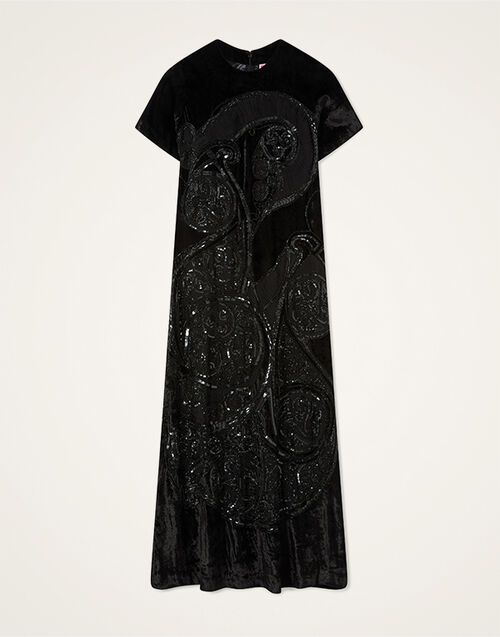La DoubleJ Super Swing Dress Alchemy Black DRE1155VEL023ALC10BL01