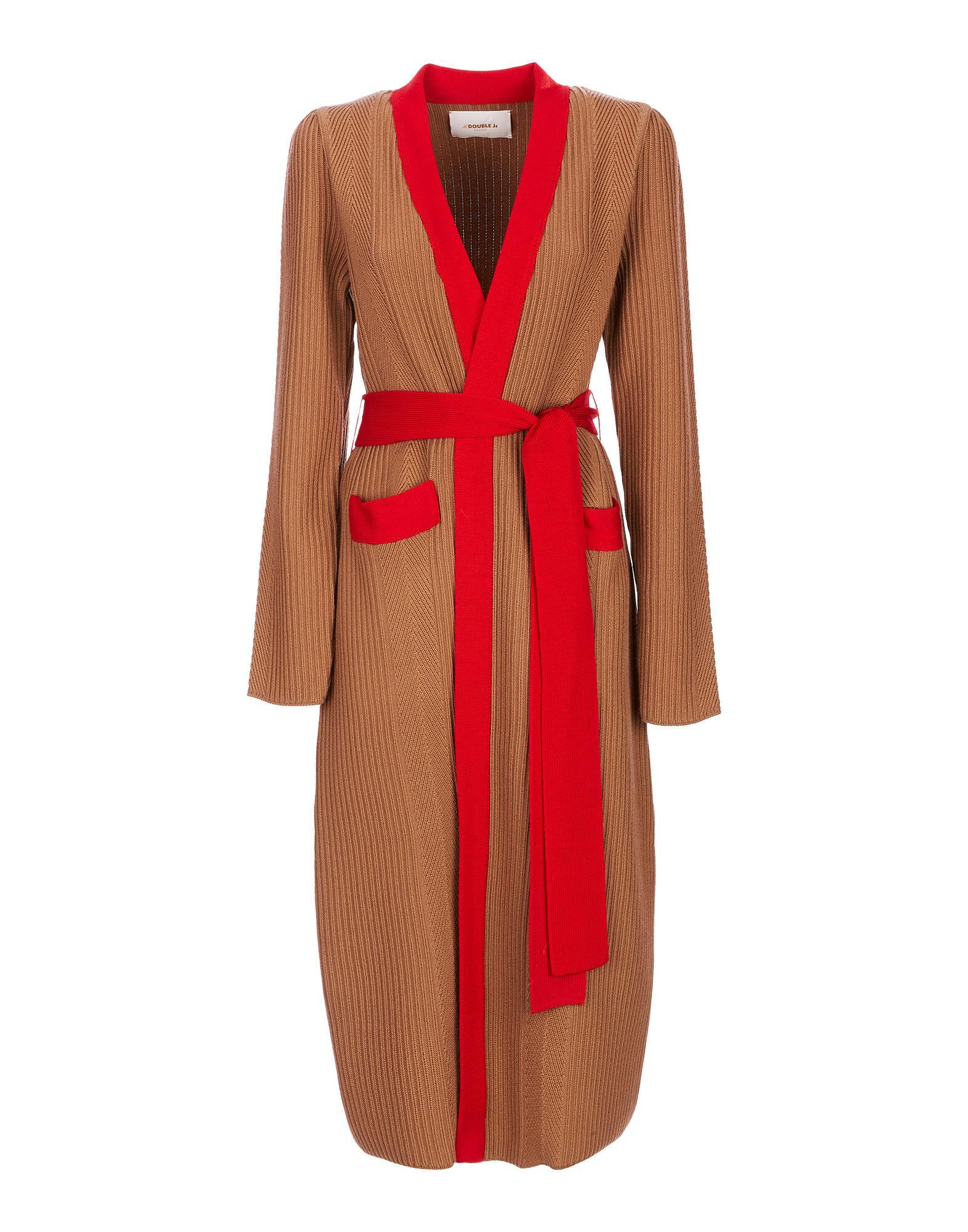 LaDoubleJ Nonna Cardigan Solid Camel PUL0034KNI024CAM0002