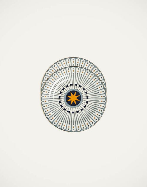 La DoubleJ Dessert Plates Set Of 2 La DoubleJ Dessert Plates Set Of 2 Feria Sky Blue DES0002CER001FER01BU10