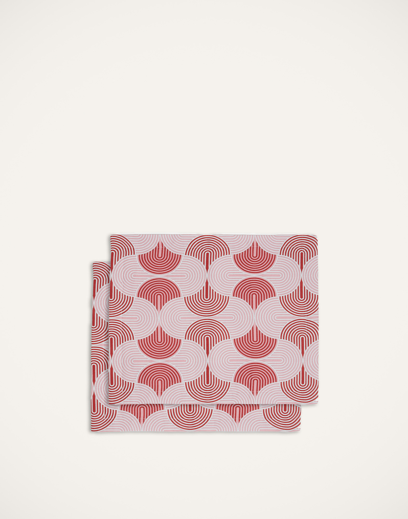 La DoubleJ Placemat Set Of 2 La DoubleJ Placemat Set Of 2 Slinky Rosso TBM0001LIN001SLI0004