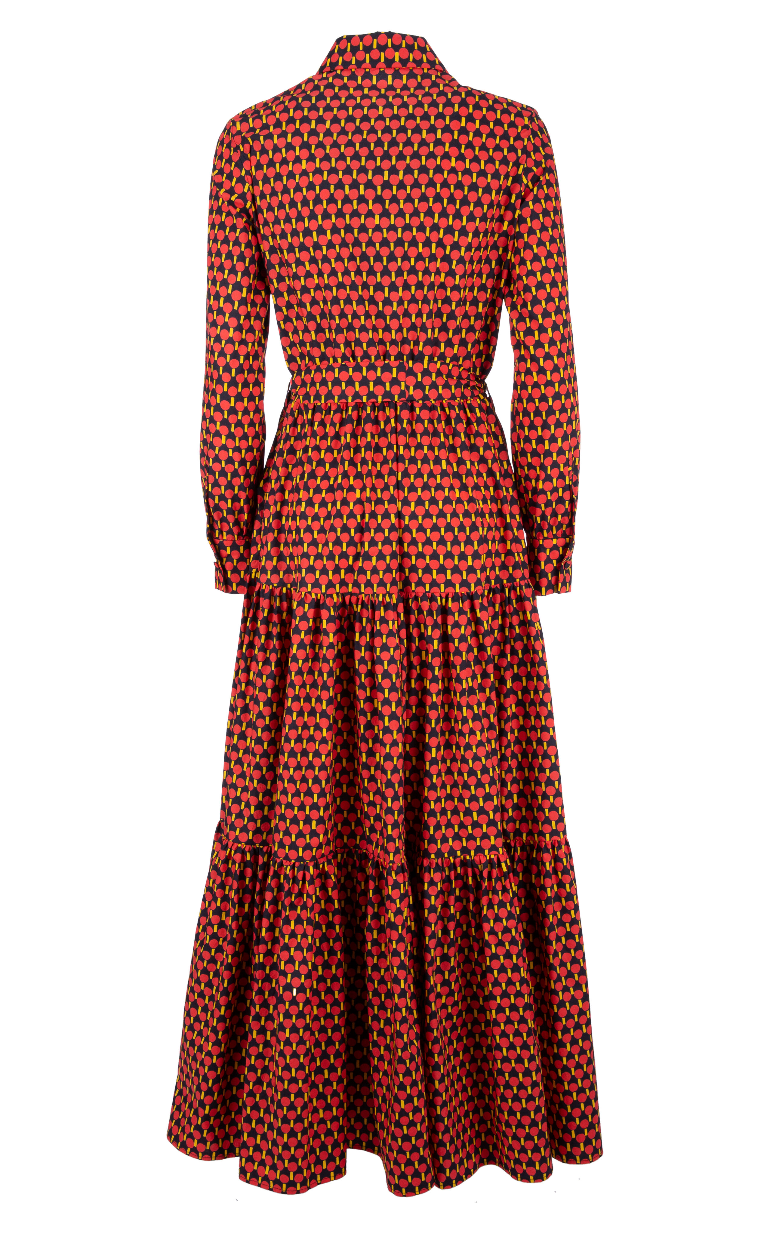 LaDoubleJ Bellini Dress Ping Pong Rosso DRE0016COT001PIN0002