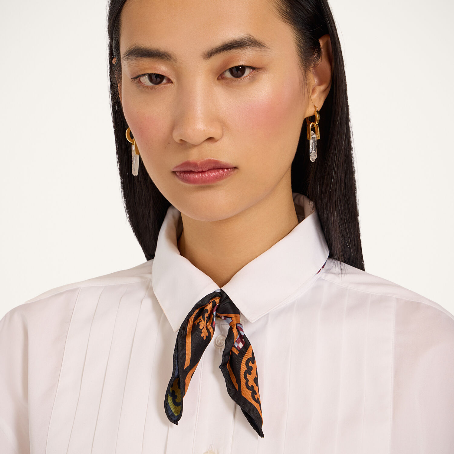 La Doublej Mini Foulard In Blue