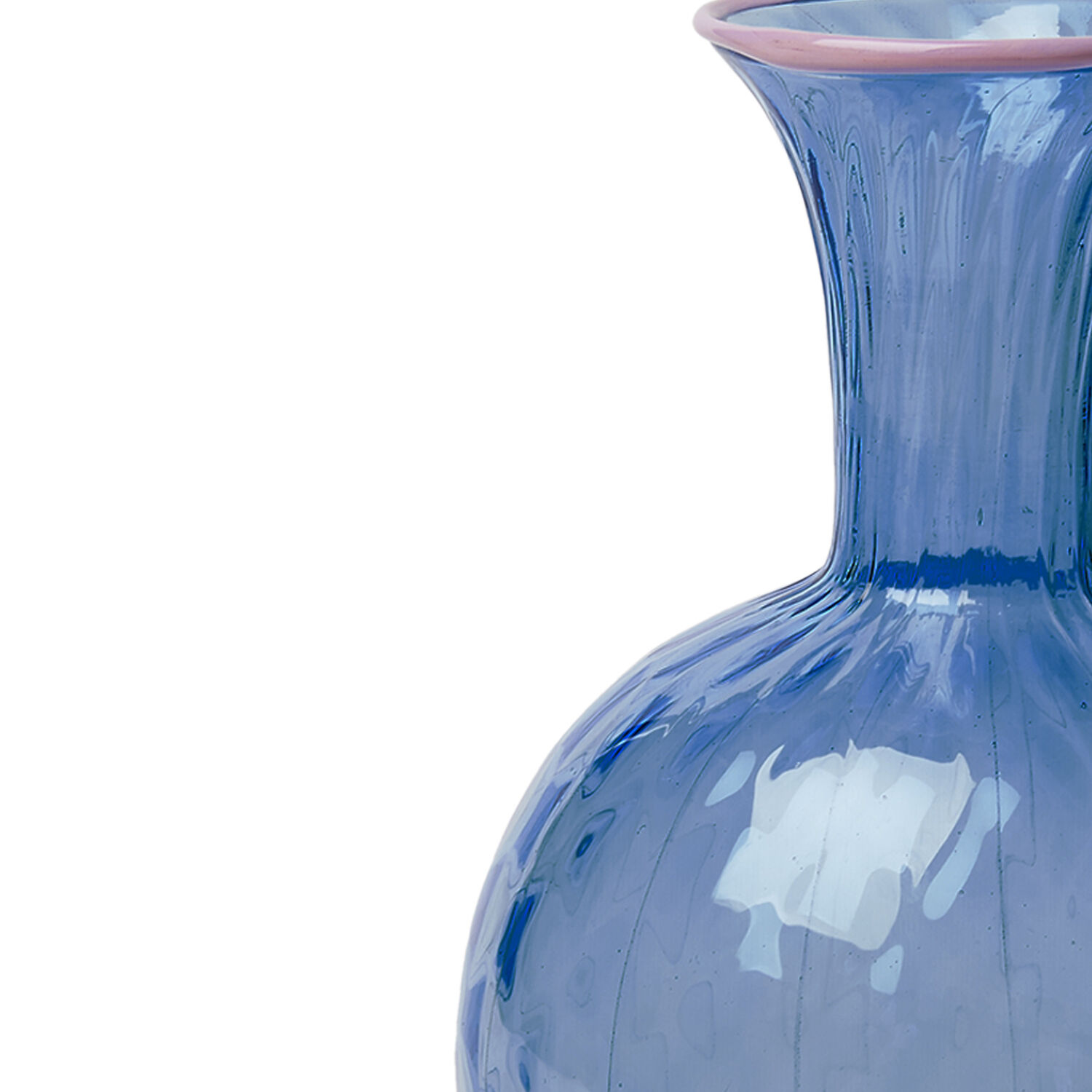 La Doublej Carafe In Blue Fume In Blu Fumé