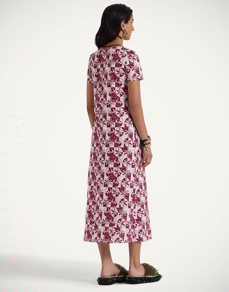 La DoubleJ Sporty Swing Dress La DoubleJ Sporty Swing Dress Eclipse Burgundy DRE0247JER002ECL01RE02