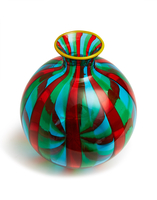 La DoubleJ Ciccio Vase &#40;Smooth&#41; Arancio/Verde/Acquamare VAS0009MUR001MUL0037