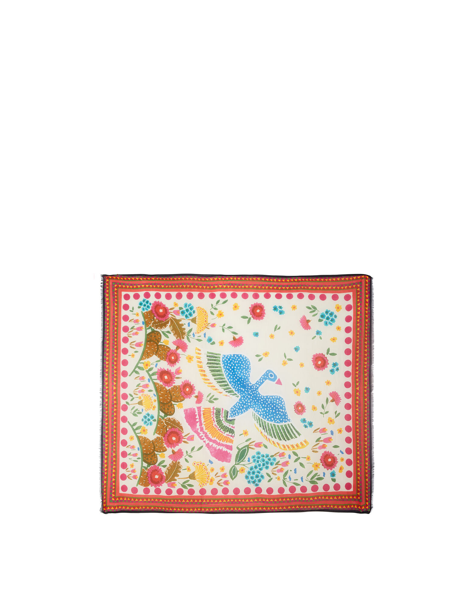 LaDoubleJ Scarf (155X155cm) Colombo Grande Bianco SCA0007COS001COL0003