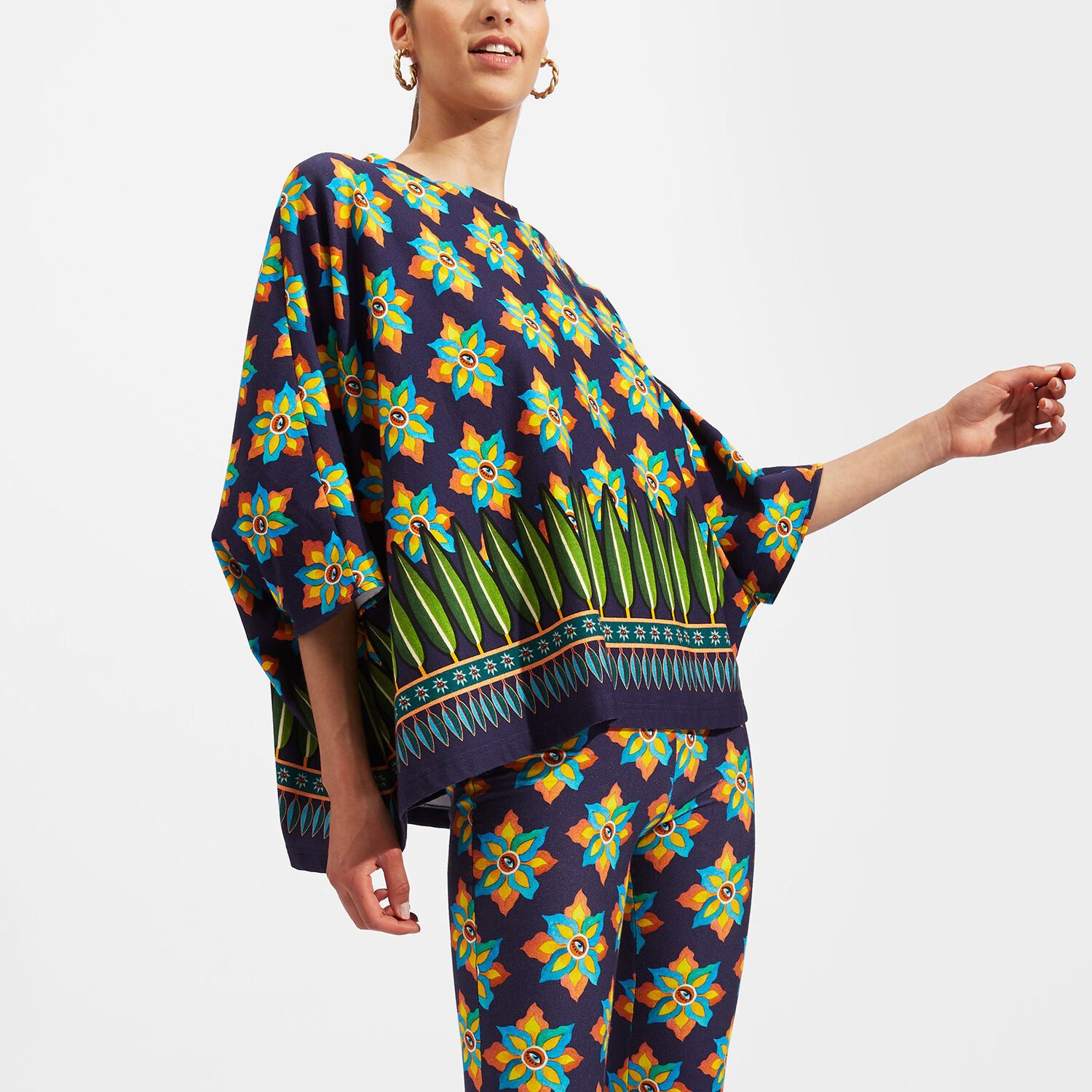 La Doublej Meditation Graphic-print Tunic In Occhi