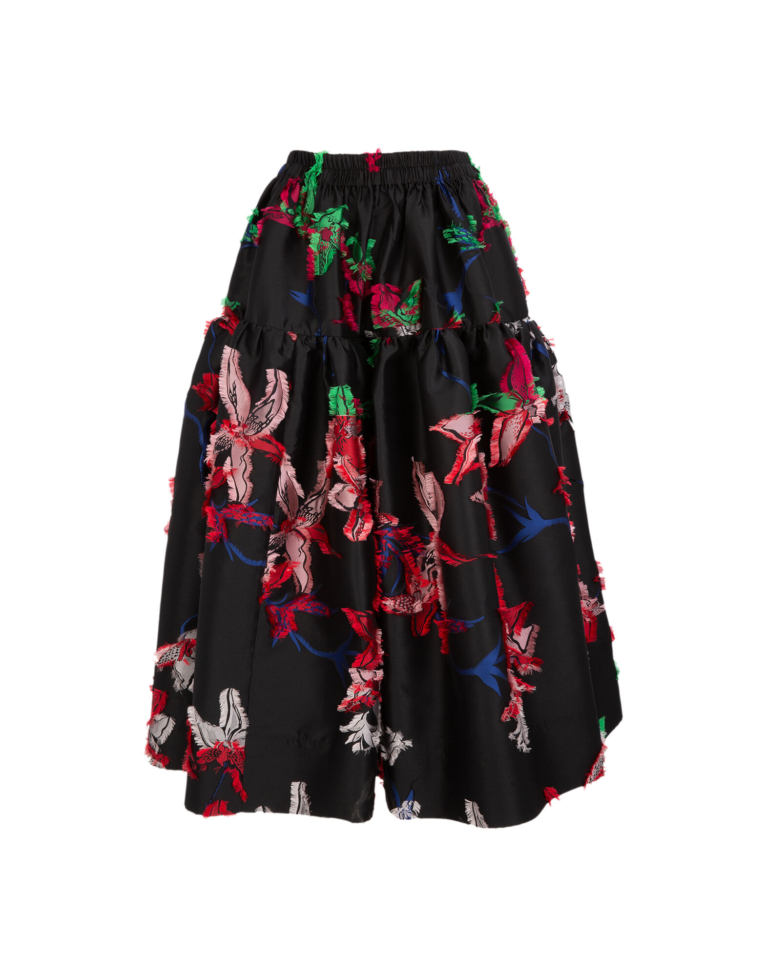 LaDoubleJ Oscar Skirt Orchidea Nero Multicolor SKI0026JAC012ORC0004