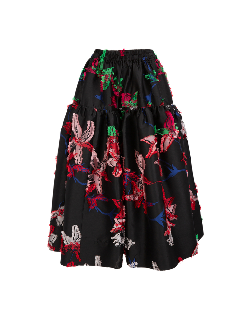 LaDoubleJ Oscar Skirt LaDoubleJ Oscar Skirt Orchidea Nero Multicolor SKI0026JAC012ORC0004