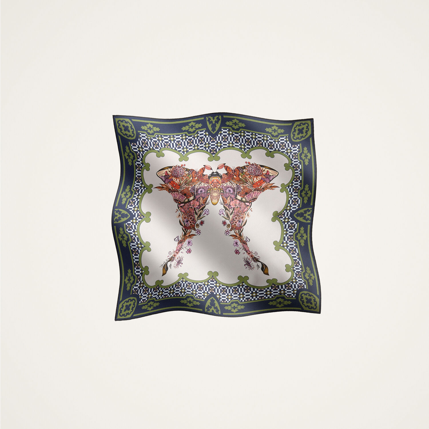 La Doublej Mini Foulard In Blue