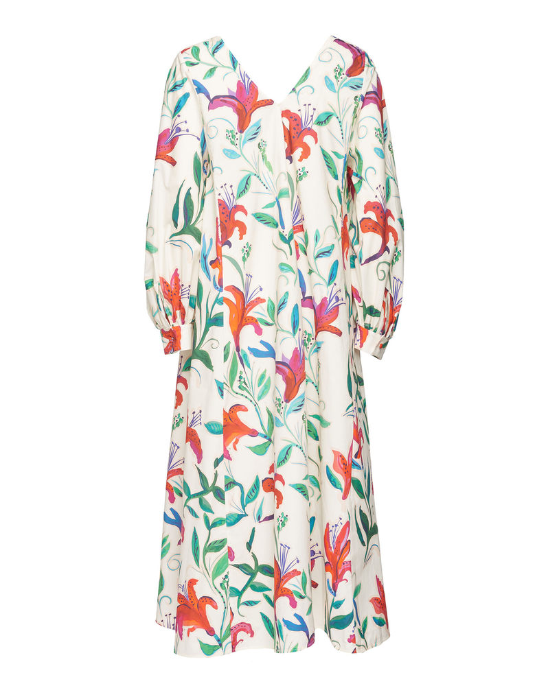 La DoubleJ Bali Dress La DoubleJ Bali Dress White Lily DRE0279COT001LIY0002
