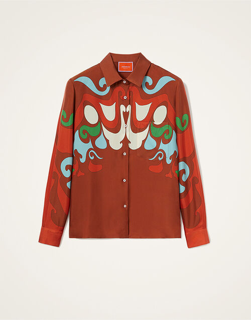 La DoubleJ Boy Shirt Phoenix Placée Light Blue SHI0040SIL006PHO01BU01