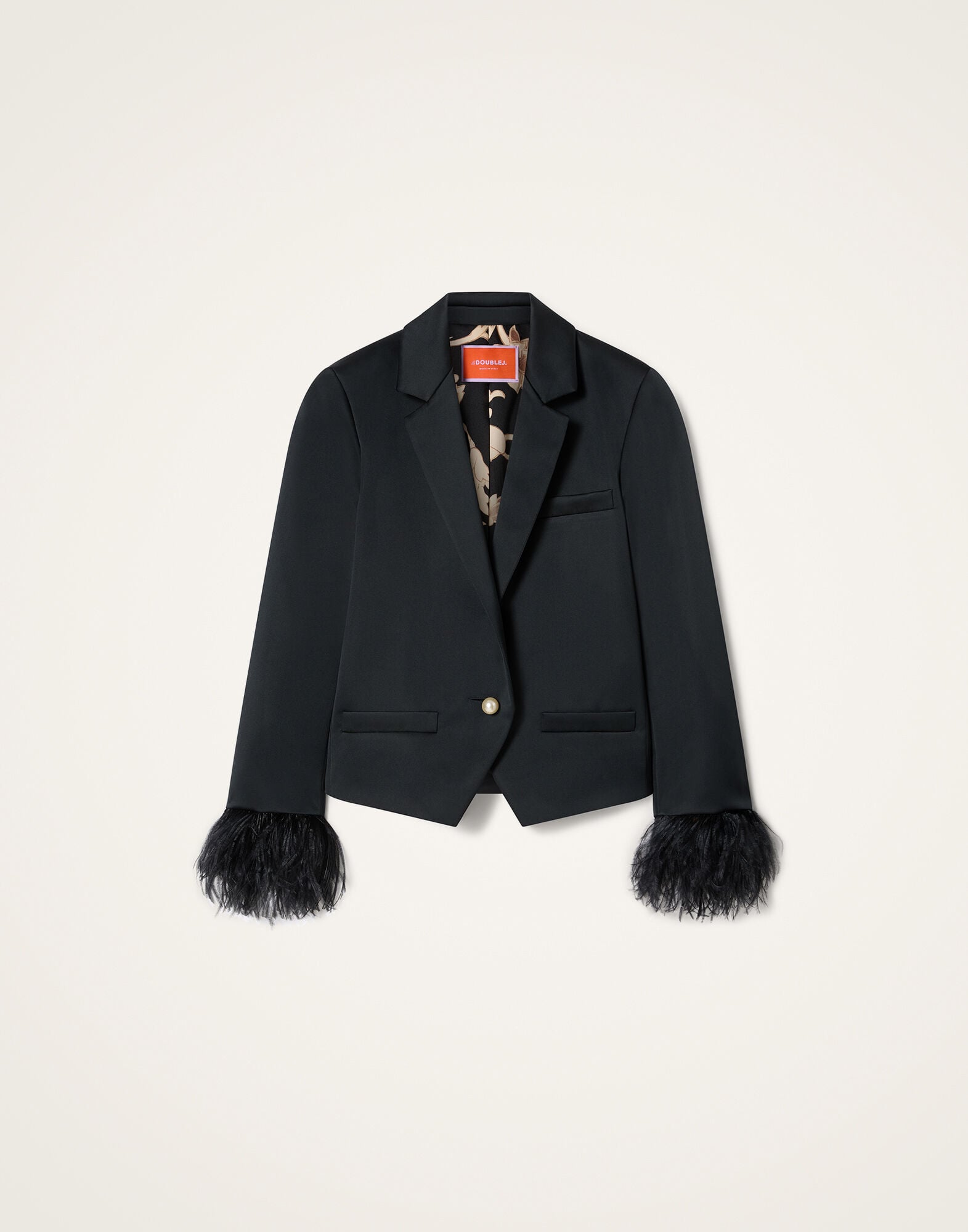 La DoubleJ Luckycharm Jacket Solid Black JAC0208DUC002SOLIDBL01