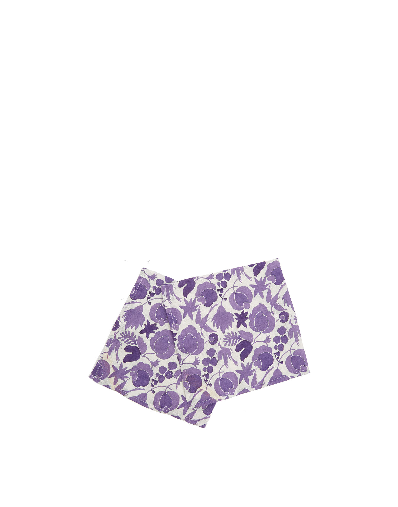 La DoubleJ Large Napkins Set Of 6 Wildbird Viola Small NAP0002LIN001CER0020