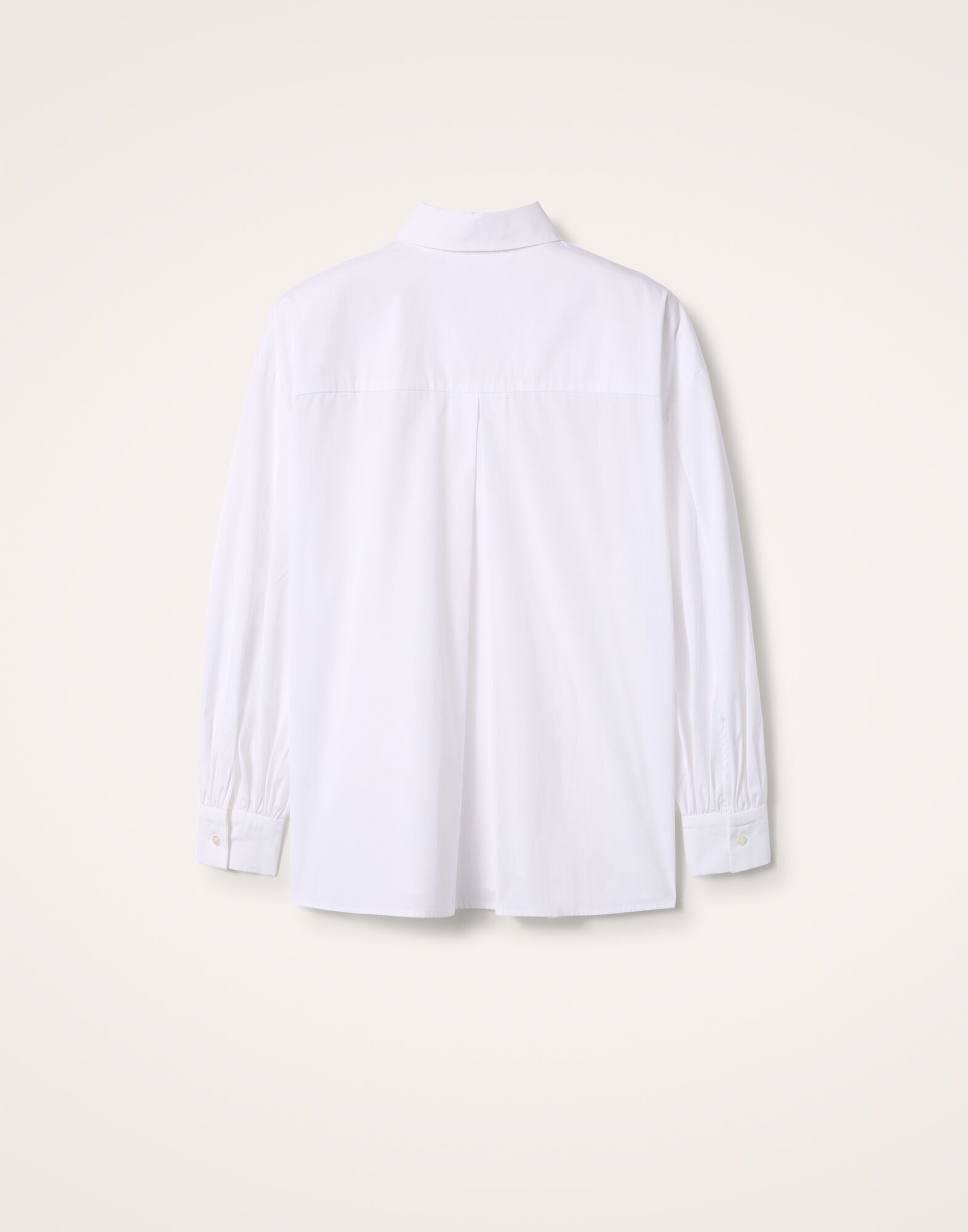 La DoubleJ Poet Shirt Solid White SHI0055COT064SOLIDWH01