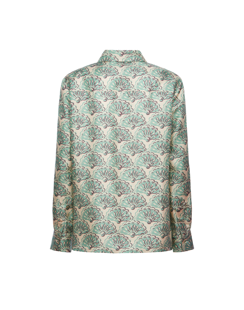 La DoubleJ Boy Shirt La DoubleJ Boy Shirt Fans Mint SHI0001SIL001FAN01GR11