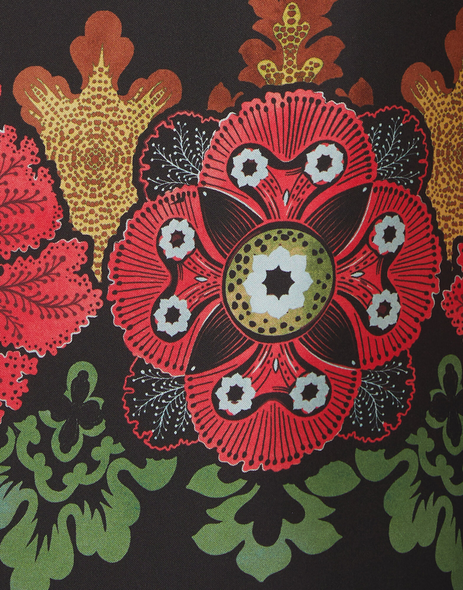 La DoubleJ Palazzo Pants Bounty Plac&eacute;e Red TRO0026SIL006BOU01RE01