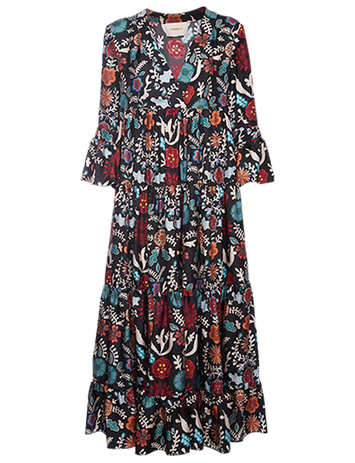 LaDoubleJ Jennifer Jane Dress LaDoubleJ Jennifer Jane Dress Fire Flower DRE0114SIL001FIR0001