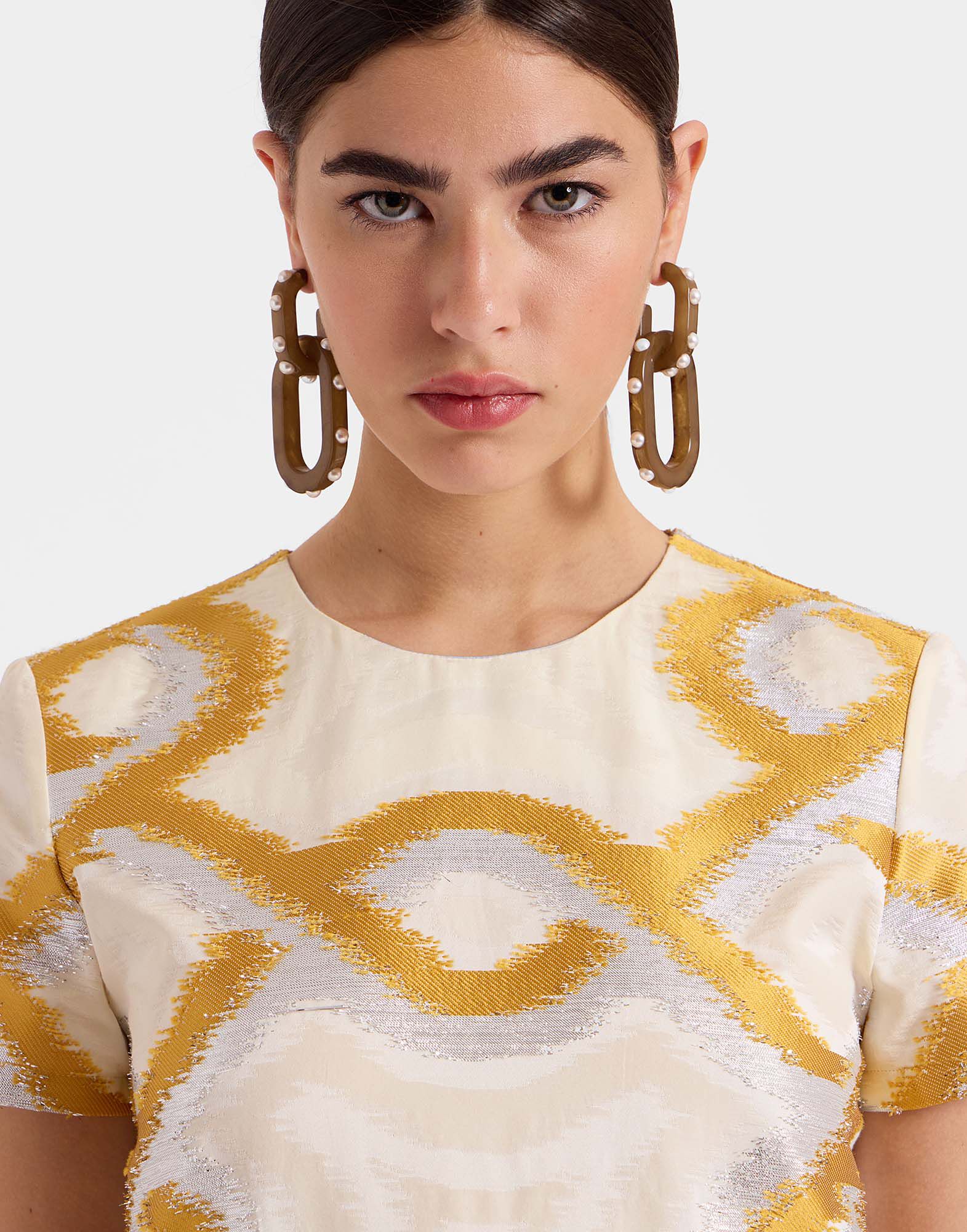 La DoubleJ Swing Dress Tackle Gold DRE0001JCQ081TAC03YE05