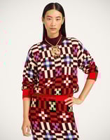 La DoubleJ Byte Turtleneck La DoubleJ Byte Turtleneck Multicolor Pink & Blue PUL0309KNI173VA387RE07