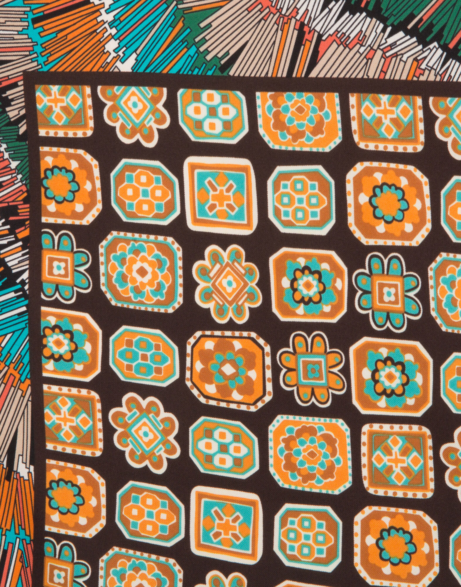 LaDoubleJ Double-Print Foulard Piastrelle SCA0002SIL001PIA0001