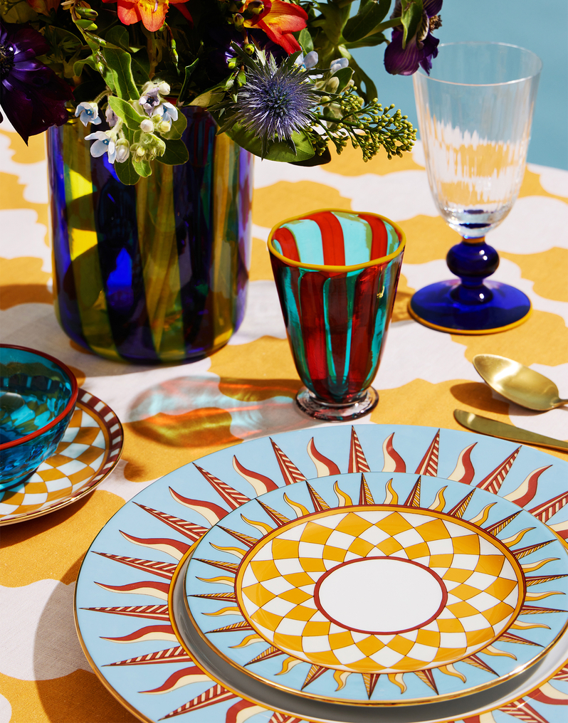 La DoubleJ Charger Plate La DoubleJ Charger Plate Ra Sky Blue CHA0001CER001RAA01BU10