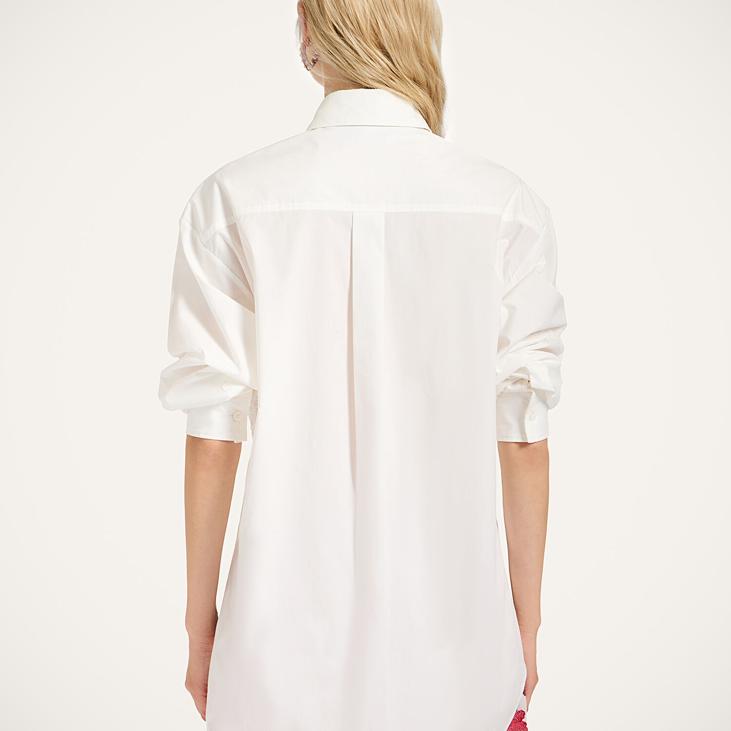 La Doublej Lacey Better Than Your Boyfriend's Shirt Ivory In Solid Ivory