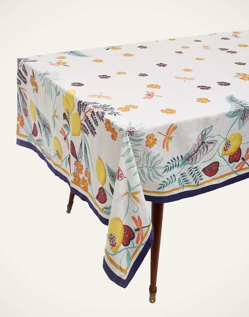 La DoubleJ Medium Tablecloth La DoubleJ Medium Tablecloth Botanical (Placée) TBC0002LIN001BOT0004