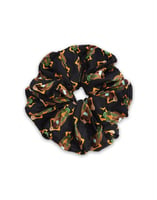 La DoubleJ Giga Scrunchie Scarab Black SCR0003SIL001SCA01BL01