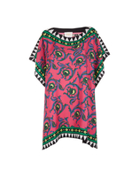 LaDoubleJ Scarf Dress LaDoubleJ Scarf Dress Cartwheel Fuxia DRE0223SIL006CRW0003