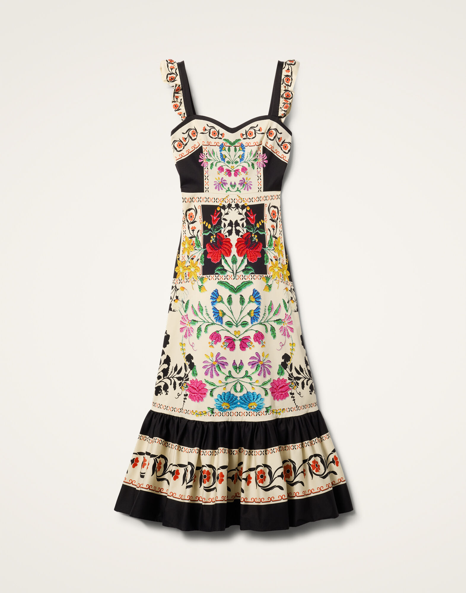 La DoubleJ Gingerbread Dress Plaza Plac&eacute;e Ivory DRE0672COT037PLA04WH04