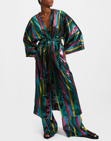 La DoubleJ Holiday Robe Riga Rainbow JAC0058PAI002RIG0013