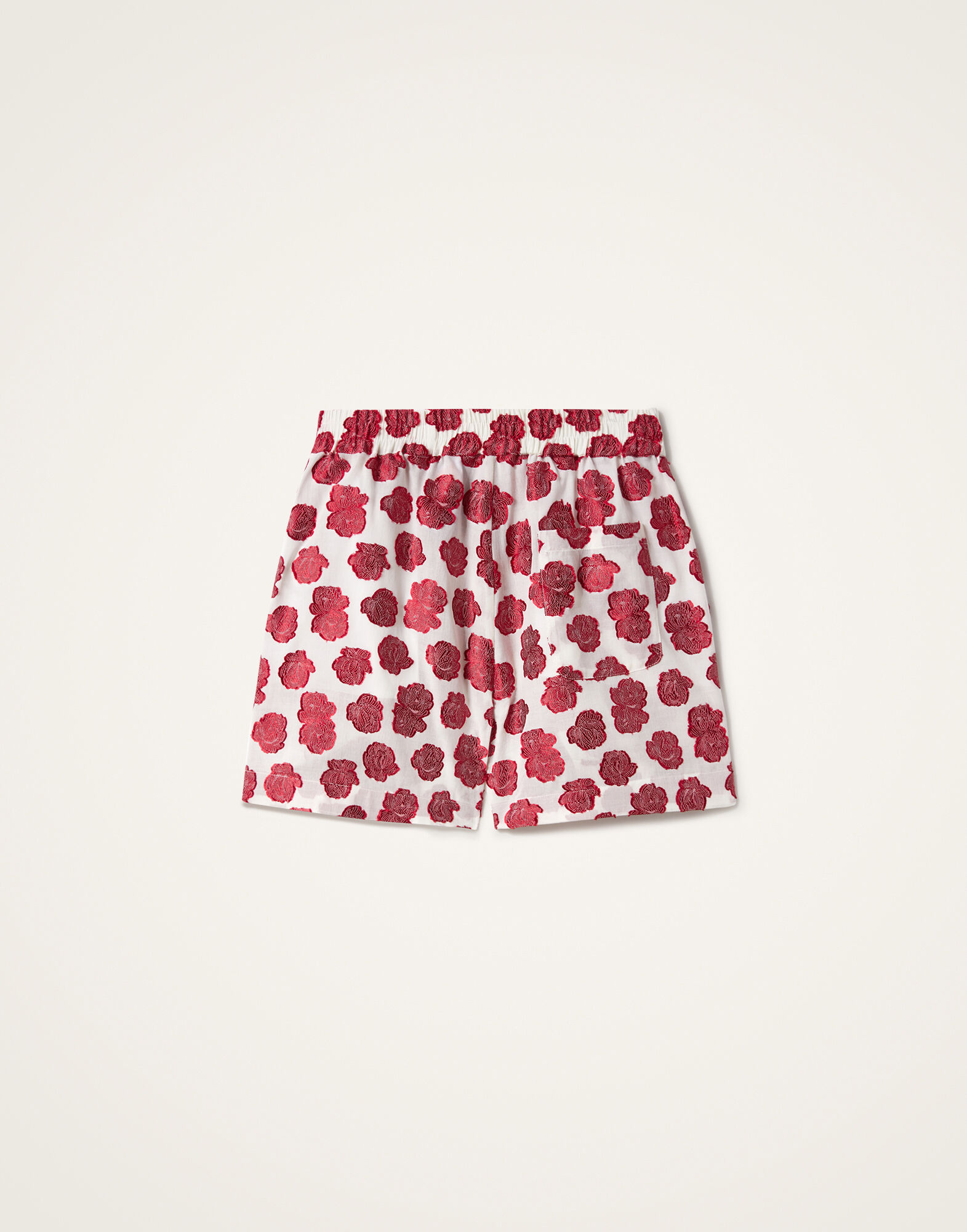 La DoubleJ Pull-Up Shorts Rose White TRO0117FCP010ROS07WH01