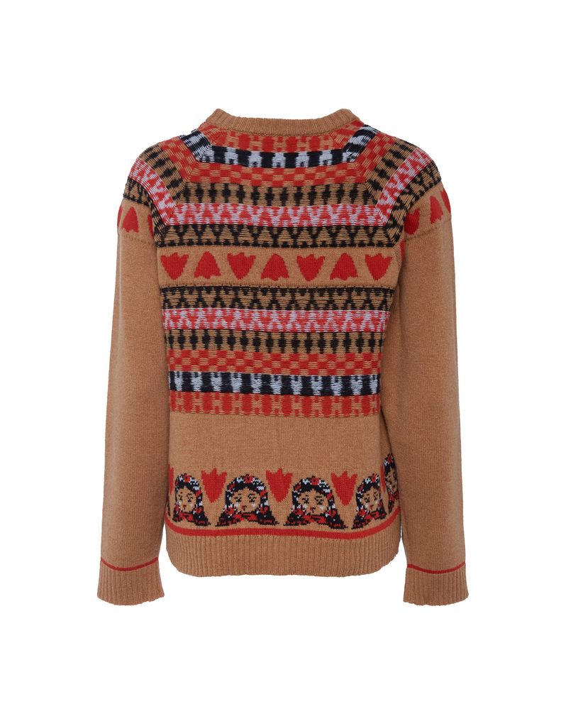 La DoubleJ Maiden Sweater La DoubleJ Maiden Sweater Camel PUL0092KNI059VAR0113