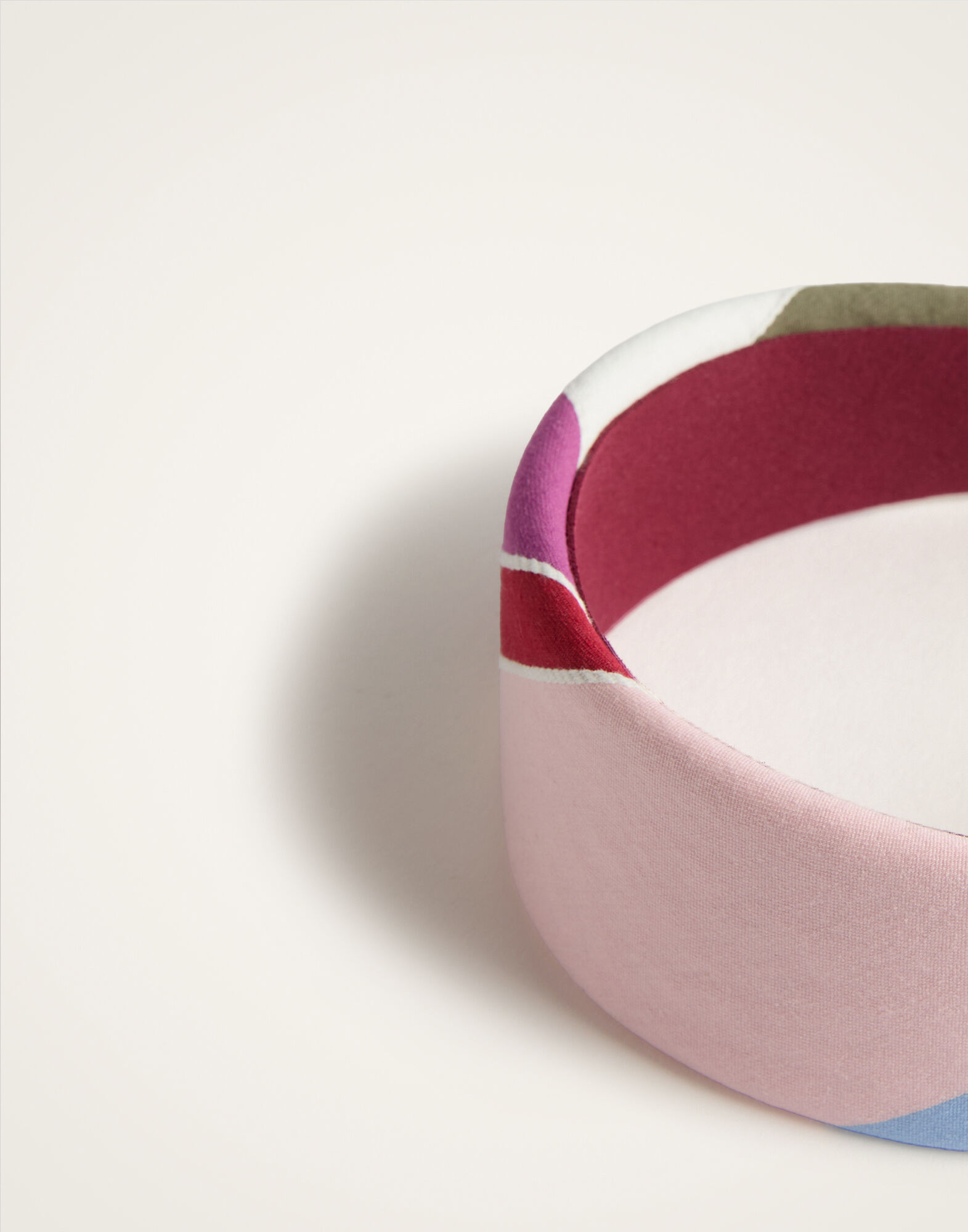 La DoubleJ Flat Headband Stripes Multicolor Pink HEB0023COT078CLB22PI01