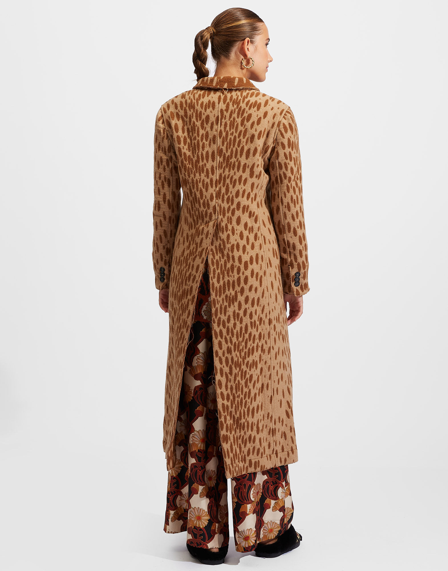 La DoubleJ Duster Coat Cammello/Marrone JAC0013WOL009MUL0051