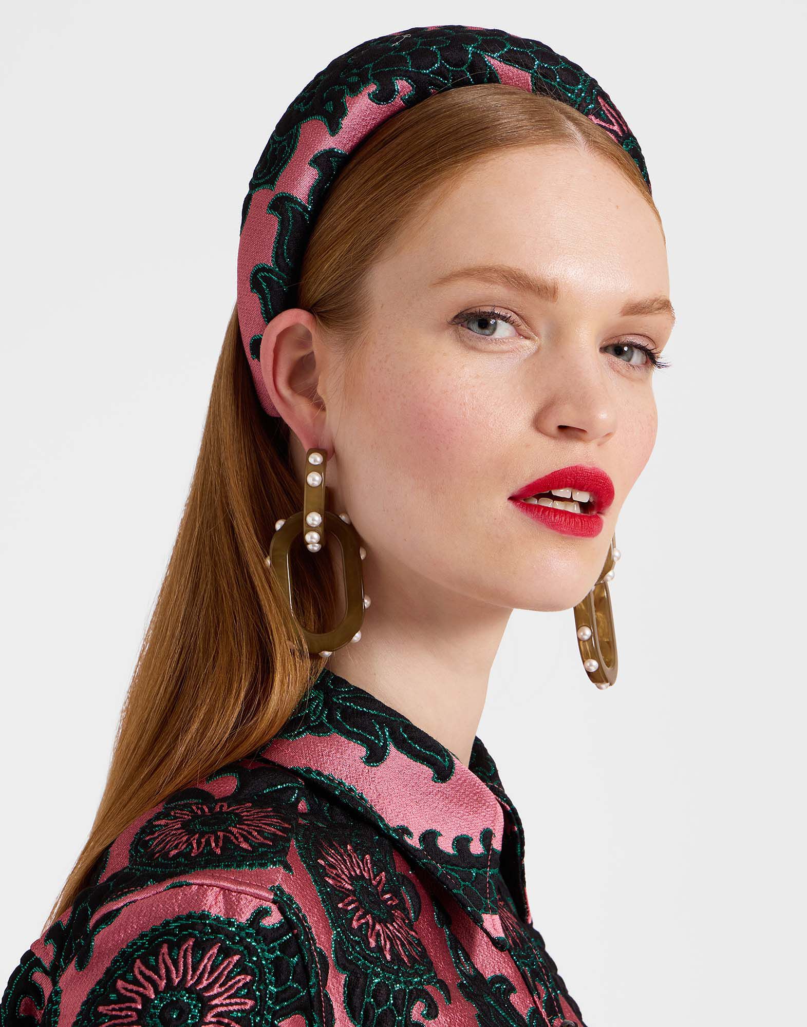 Medici Headband in Oltrarno Pink for Women | La DoubleJ
