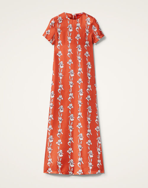 La DoubleJ Swing Dress Mini Iris Dark Orange DRE0001SIL001IRS03OR09