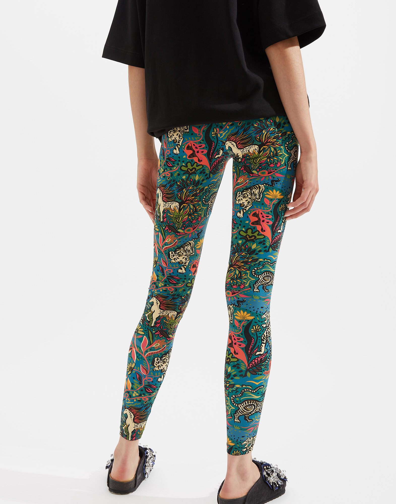 La DoubleJ Leggings Giungla TRO0013JER005GIU0001