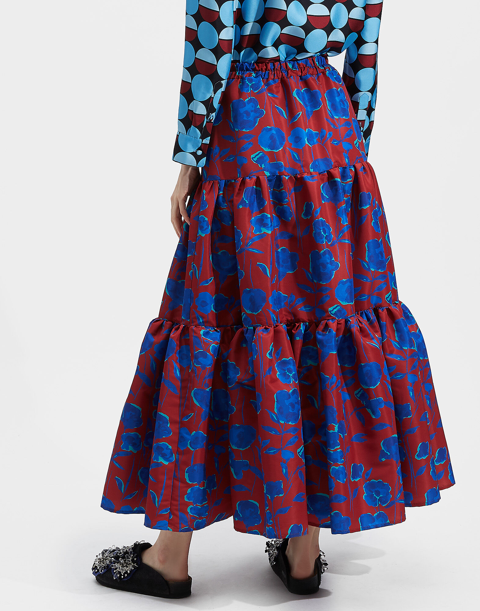 LaDoubleJ Big Skirt Devon Bordeaux SKI0001FAI001DEV0002