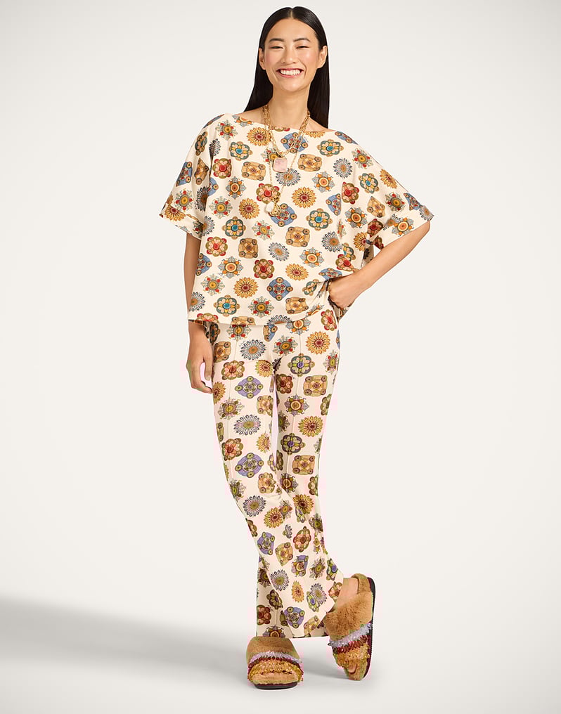 La DoubleJ Meditation Pants La DoubleJ Meditation Pants Nucleus Off White TRO0147JER020NUC01WH05